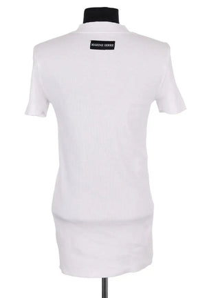 Top Marine Serre Blanc en Coton