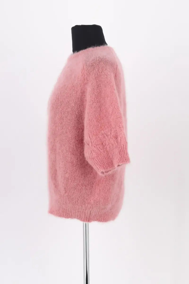 Pull Rouje Rose en Laine