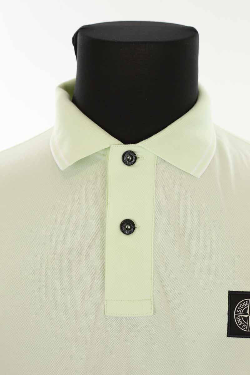 Polo Stone Island  Vert