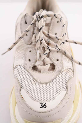 Baskets Balenciaga Triple S Blanc