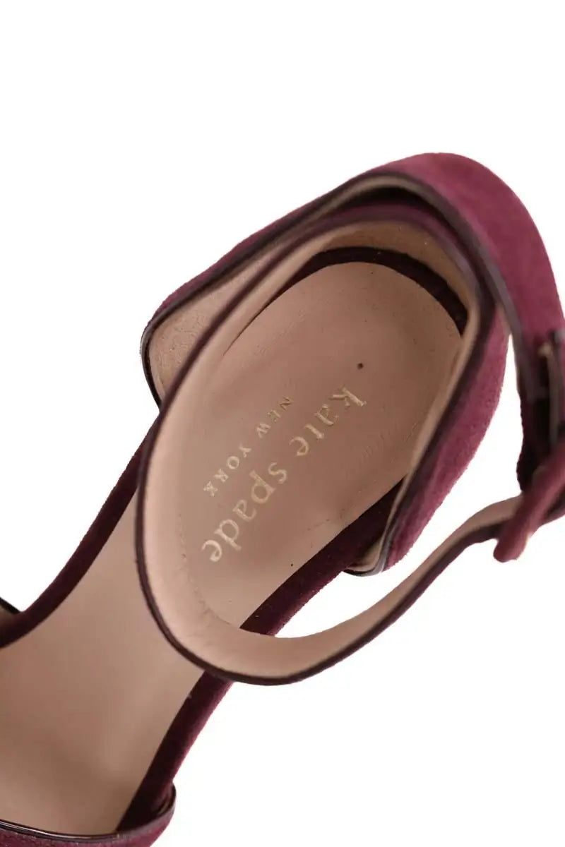 Talons Kate Spade Bordeaux en Daim