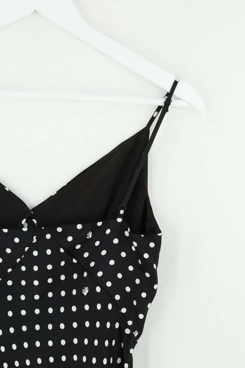 Robe From Future Noir en Soie