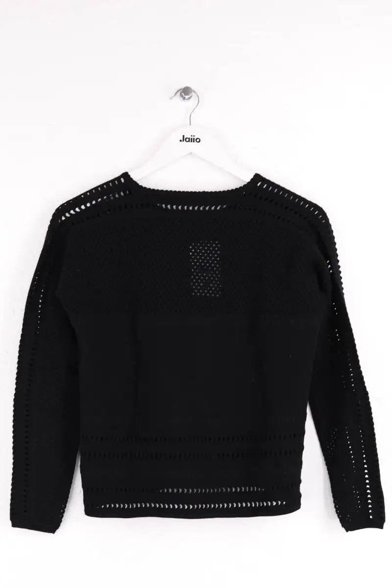 Top Maje Noir en Synthétique