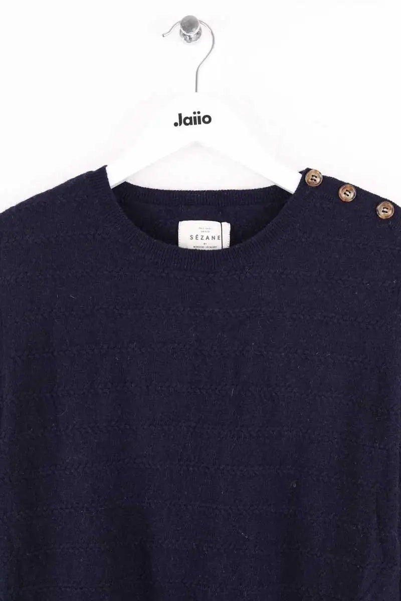 Pull Sézane Bleu en Laine