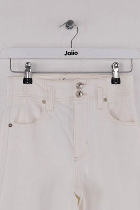 Jean bootcut Frame Blanc en Coton