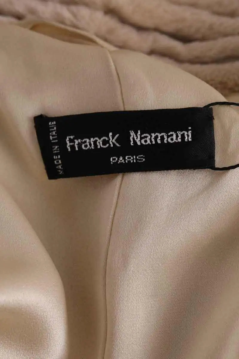 Veste Franck Namani Beige en Soie