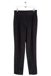 Pantalon droit Iro Noir en Synthétique, taille L - Seconde Main