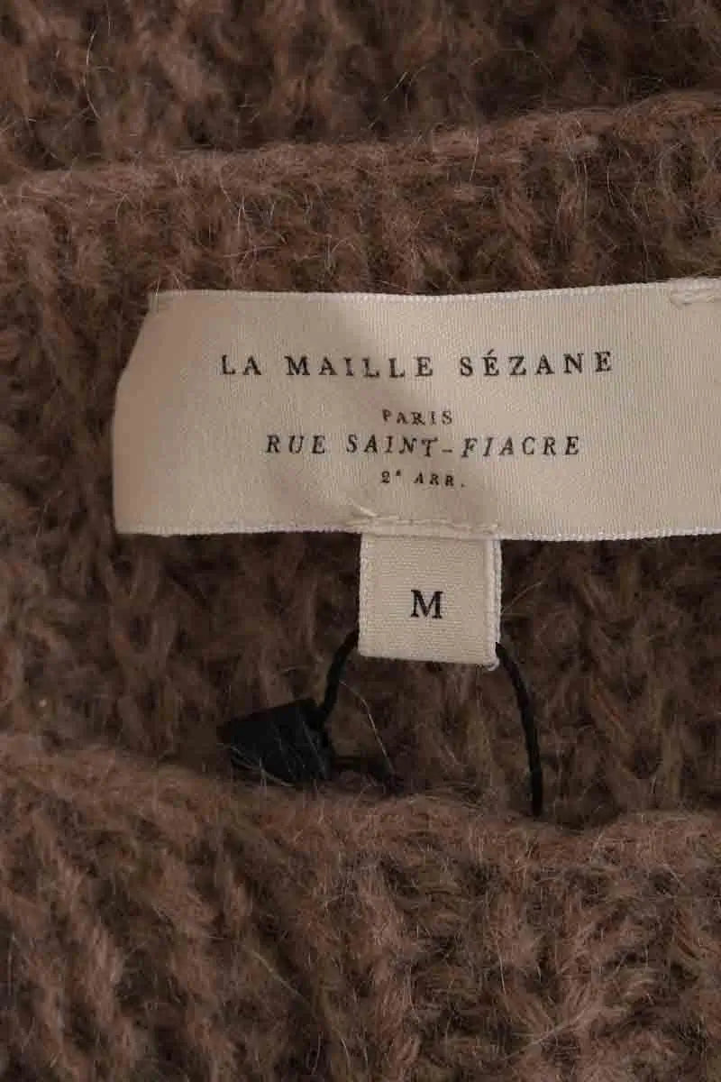 Pull Sézane Camel en Synthétique