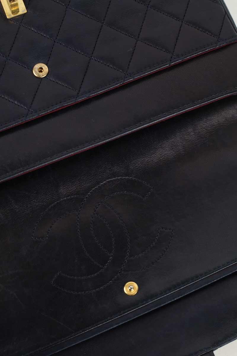 Sacs porté épaule Chanel Timeless/Classique Bleu