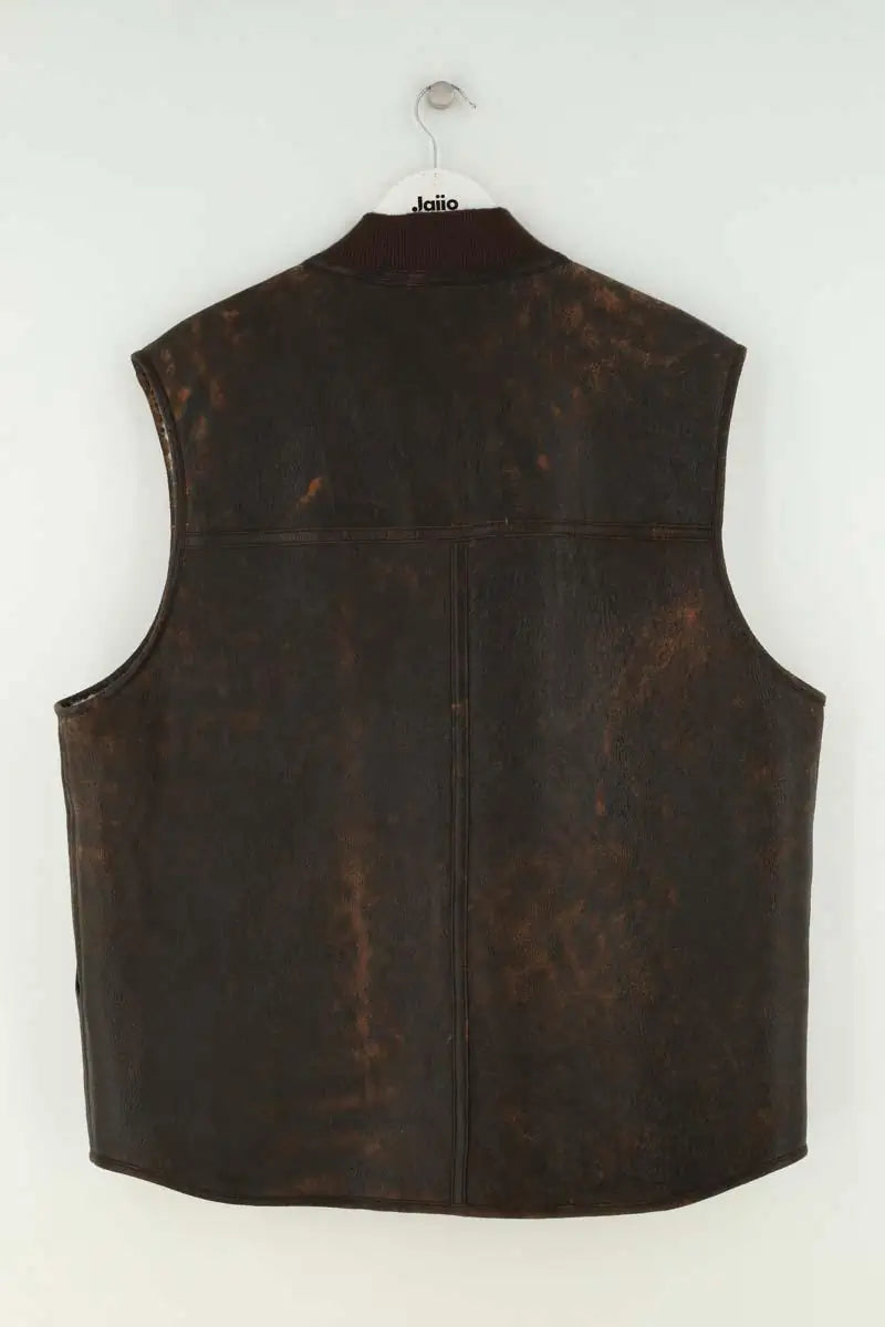 Manteau Stüssy Marron en Cuir