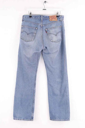 Jean droit Levi's 501 Bleu en Coton