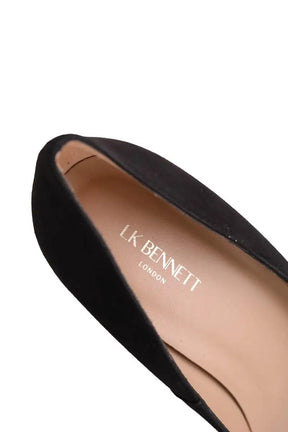 Talons LK Bennett Fern Noir en Daim