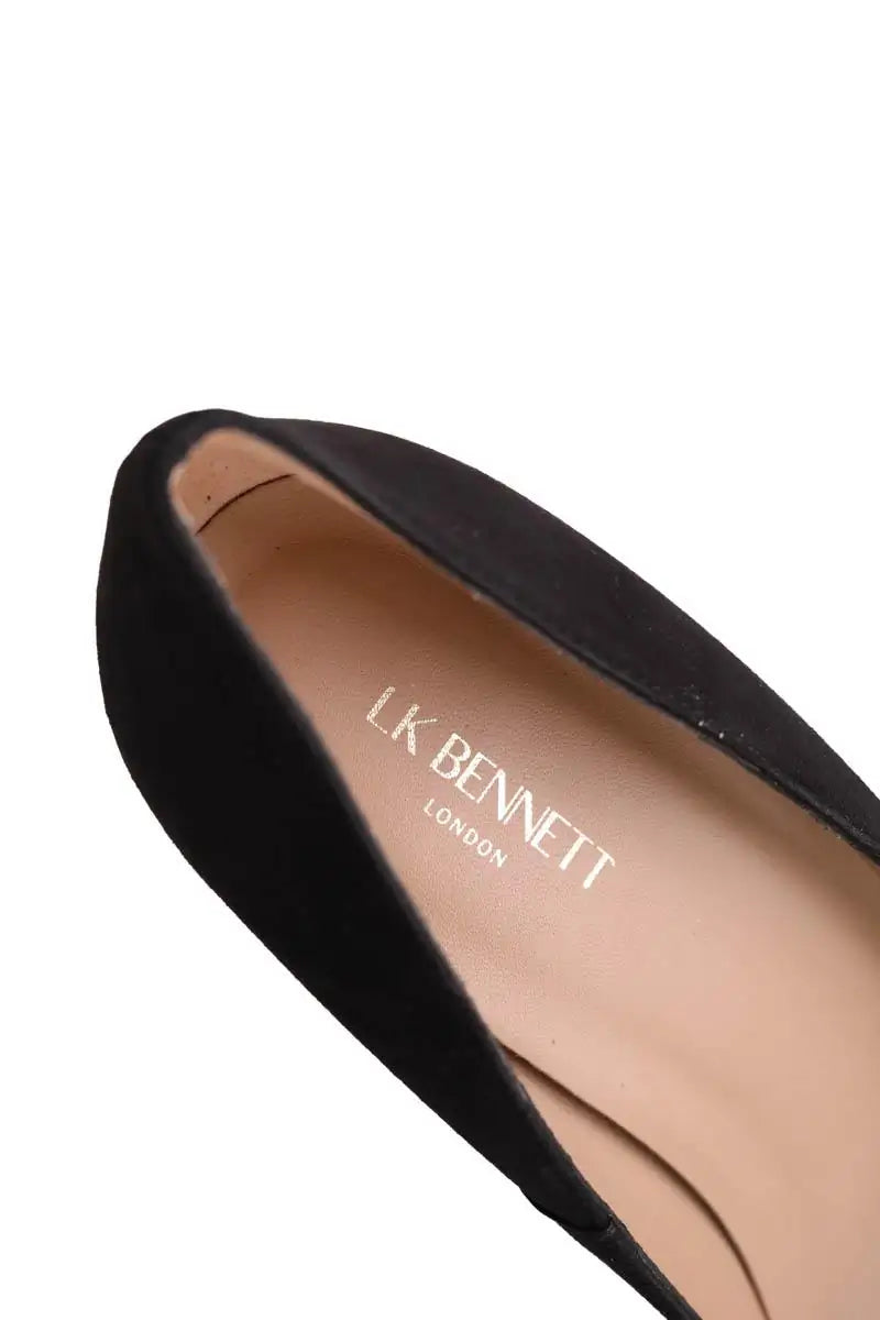 Talons LK Bennett Fern Noir en Daim