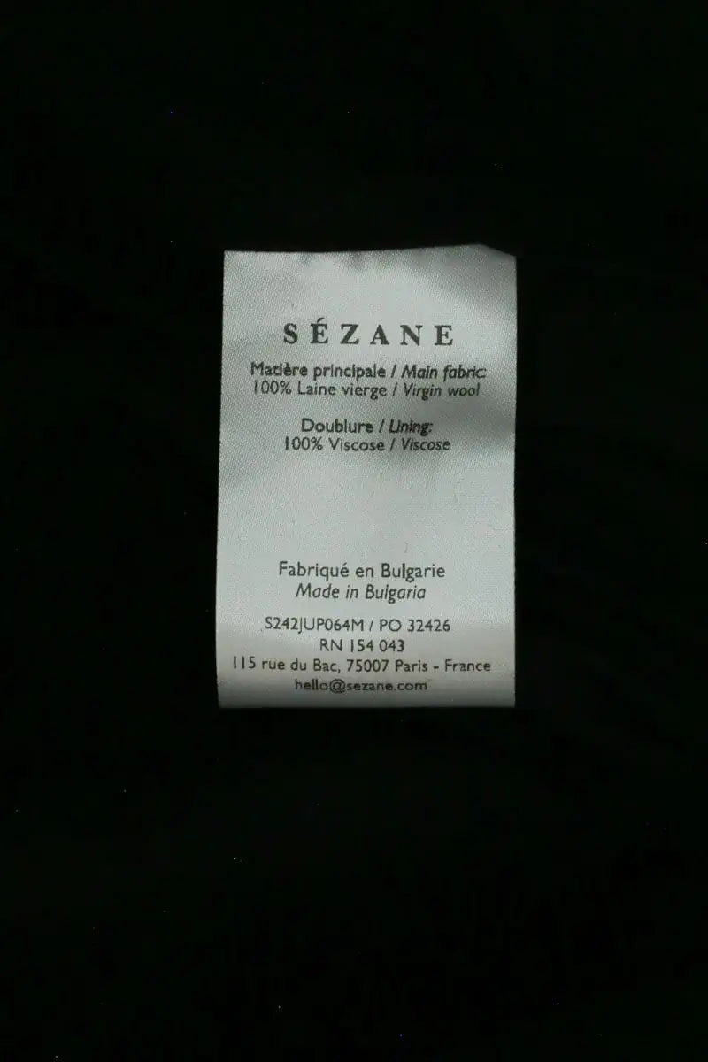 Jupe Sézane Marron en Viscose