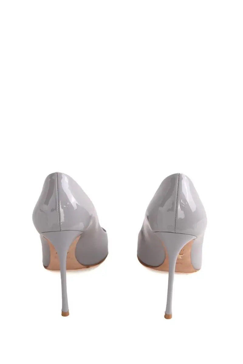 Talons Dior Gris en Cuir verni