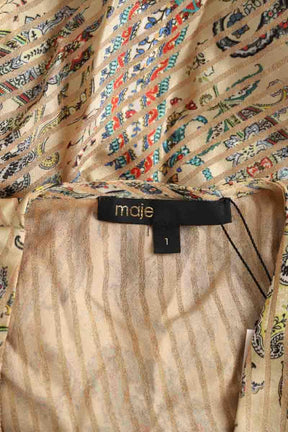 Mi-longueur Maje  Beige