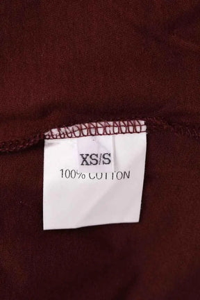 T-shirt The Frankie Shop Bordeaux en Coton