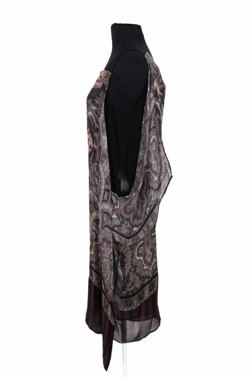 Robe Kenzo Marron en Soie
