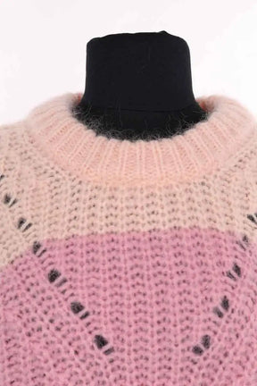 Pull Sandro Rose en Laine