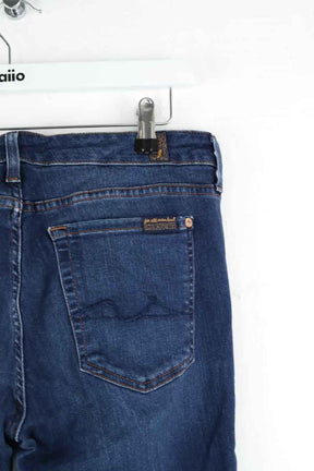 Slim 7 For All Mankind  Bleu