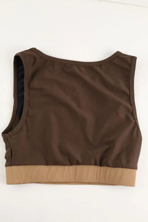Brassière Luz Élise  Marron en Polyamide
