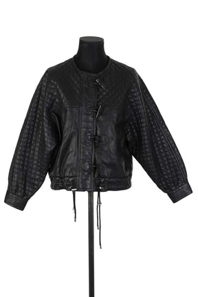 Veste en cuir Isabel Marant  Noir