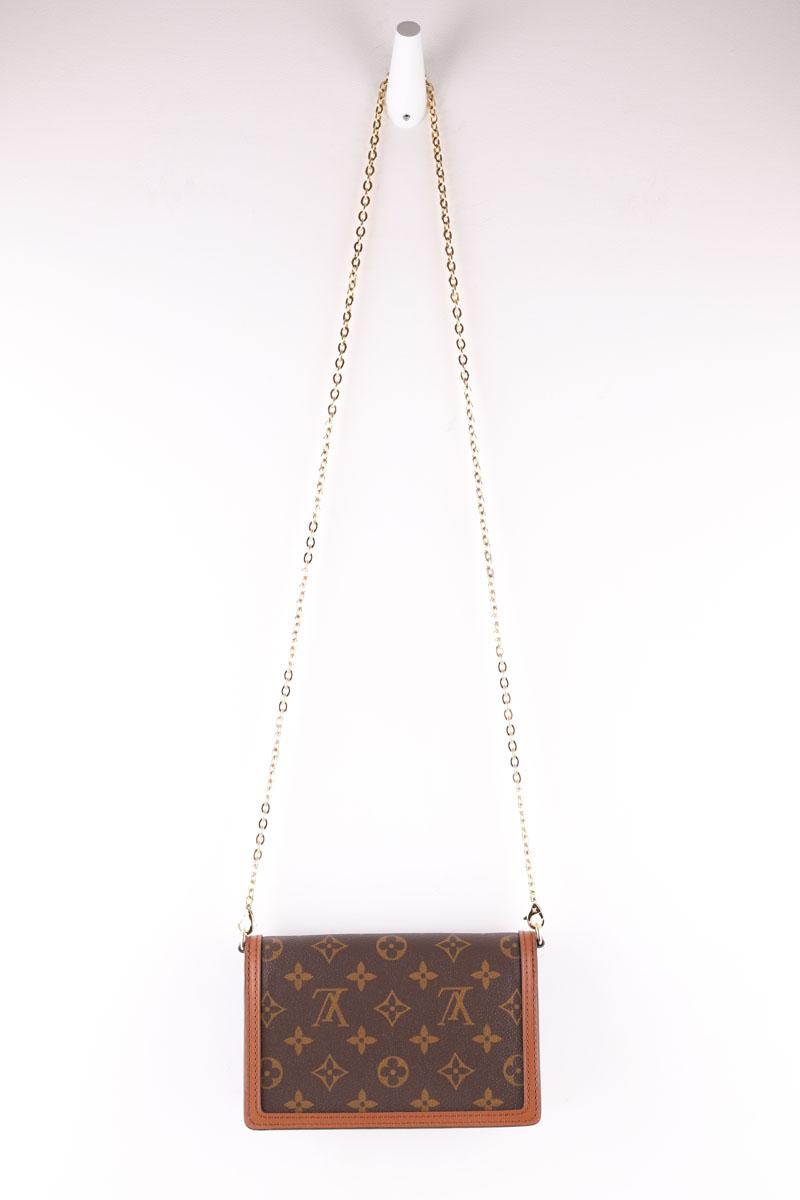 Bandoulière Louis Vuitton Dauphine Mini Marron