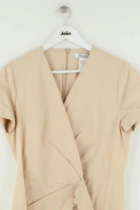 Robe Max Mara Beige en Coton