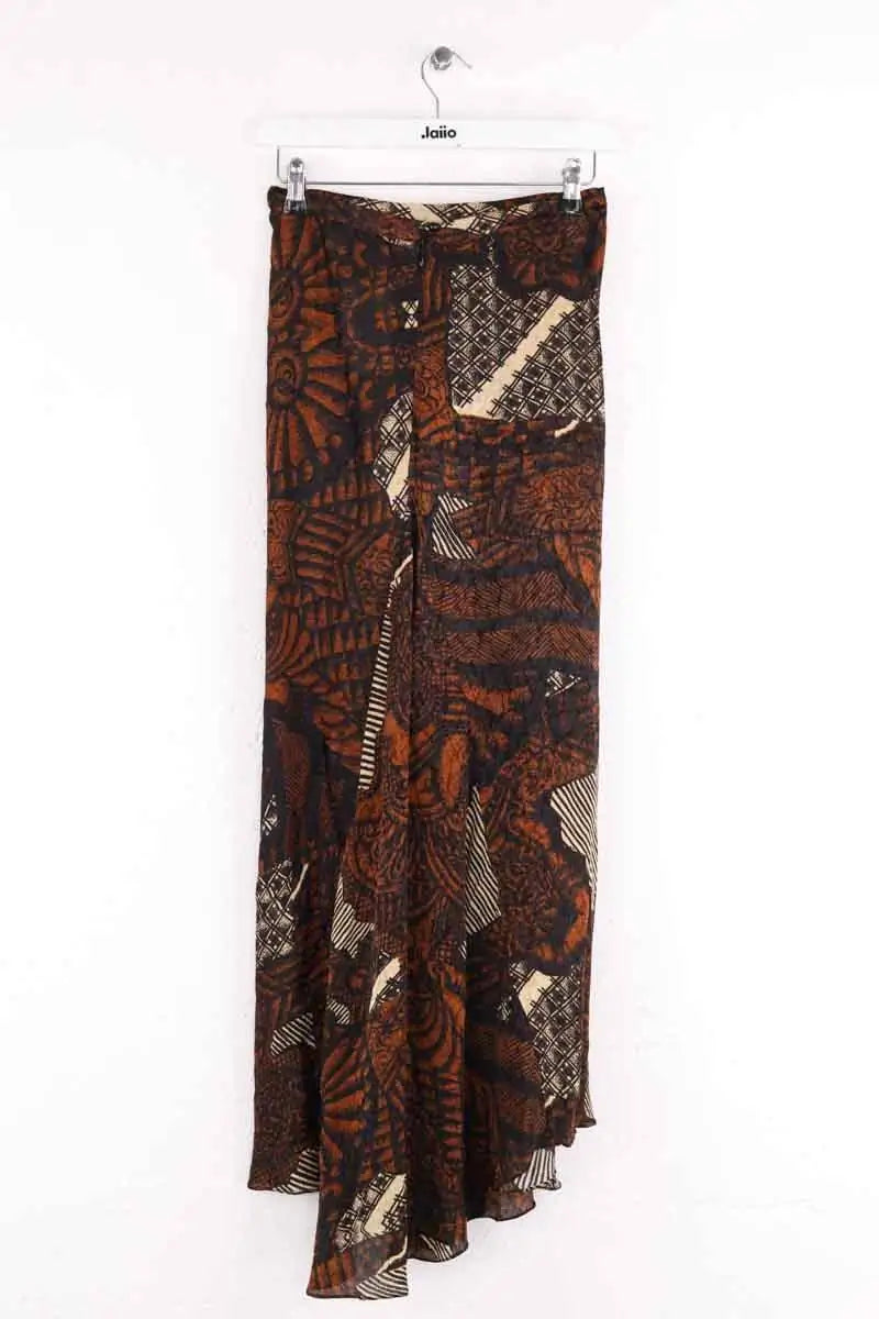 Jupe Mes Demoiselles Marron en Viscose