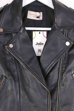 Veste Sandro Noir en Cuir