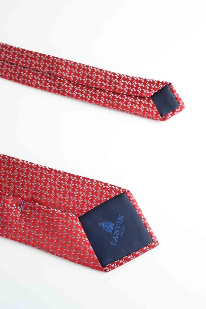 Cravate Lanvin  Rouge