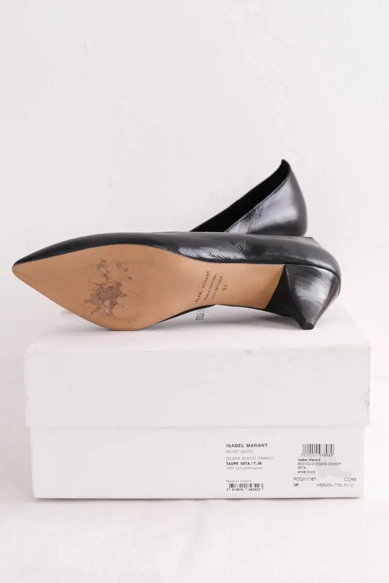 Talons Isabel Marant Noir en Cuir