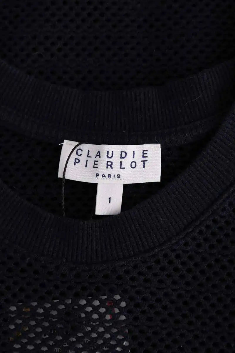 Top Claudie Pierlot Marine en Synthétique