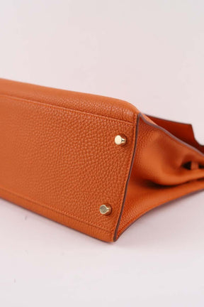Sacs à main Hermès Kelly 32 Orange