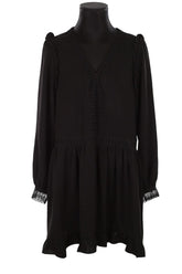 Mi-longueur Navy Paris  Noir