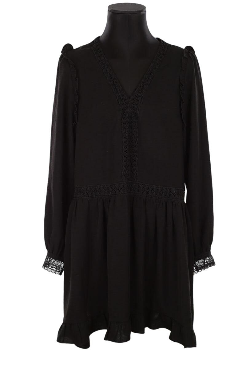 Mi-longueur Navy Paris  Noir