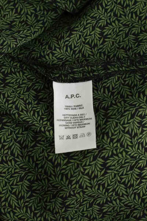Blouse APC Vert en Soie