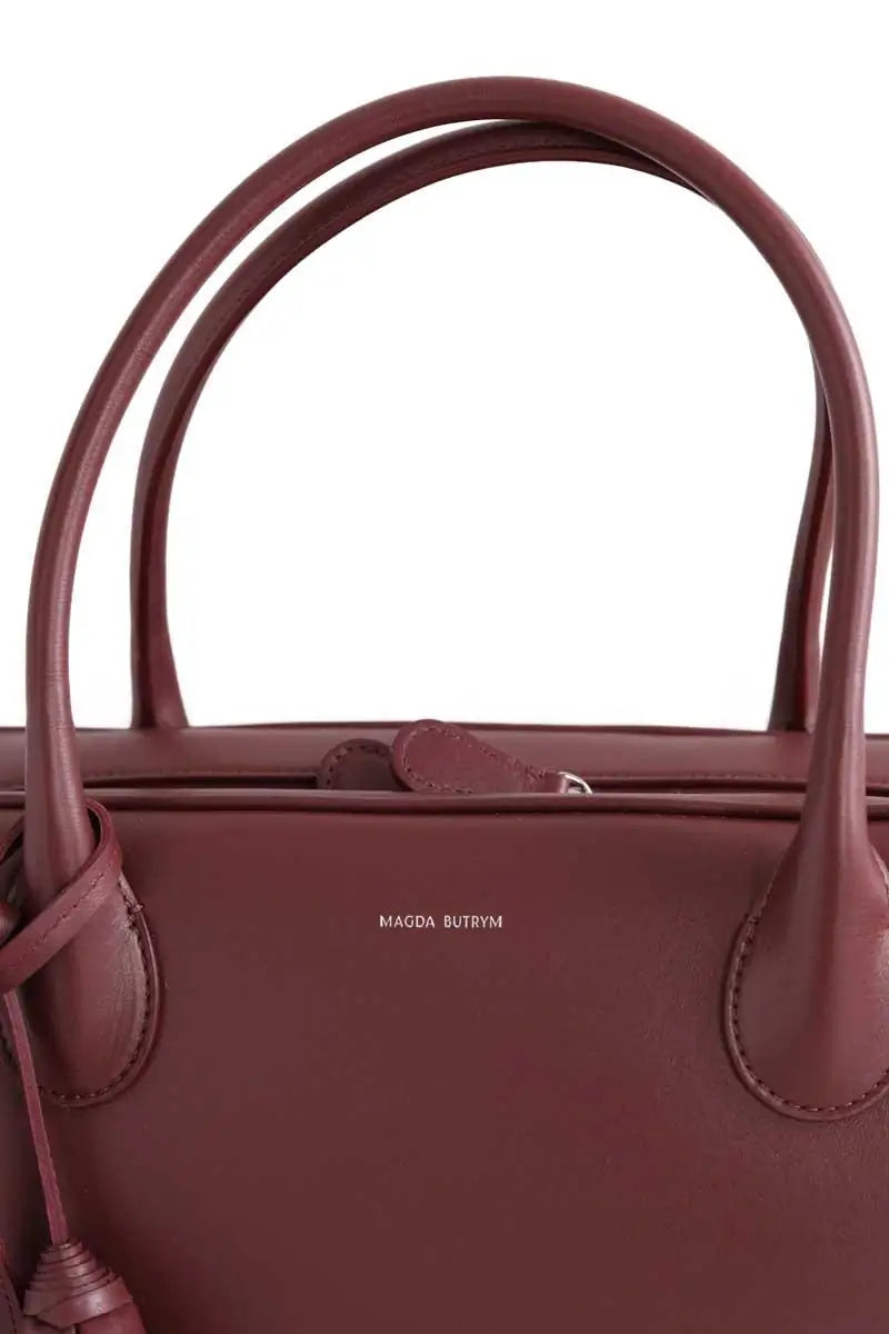 Sac porté épaule Magda Butrym Brigitte Bordeaux en Cuir