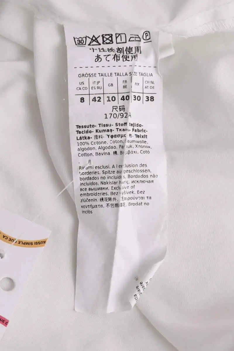 Chemise Max Mara Blanc en Coton