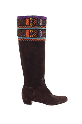 Bottes Miu Miu  Marron