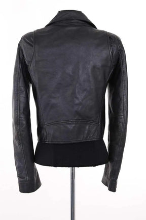 Veste Maje Noir en Cuir