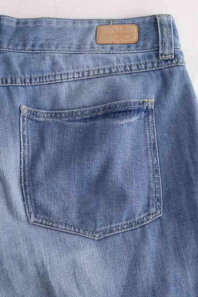 Jean droit Isabel Marant Étoile Bleu en Coton