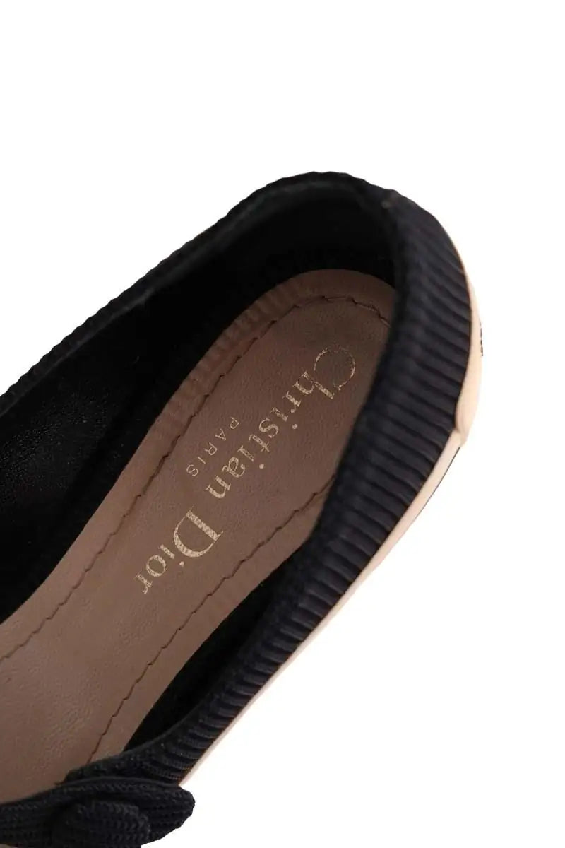 Talons Dior Noir en Tissu