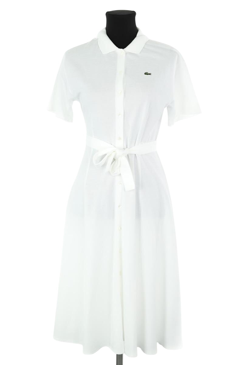 Mi-longueur Lacoste  Blanc