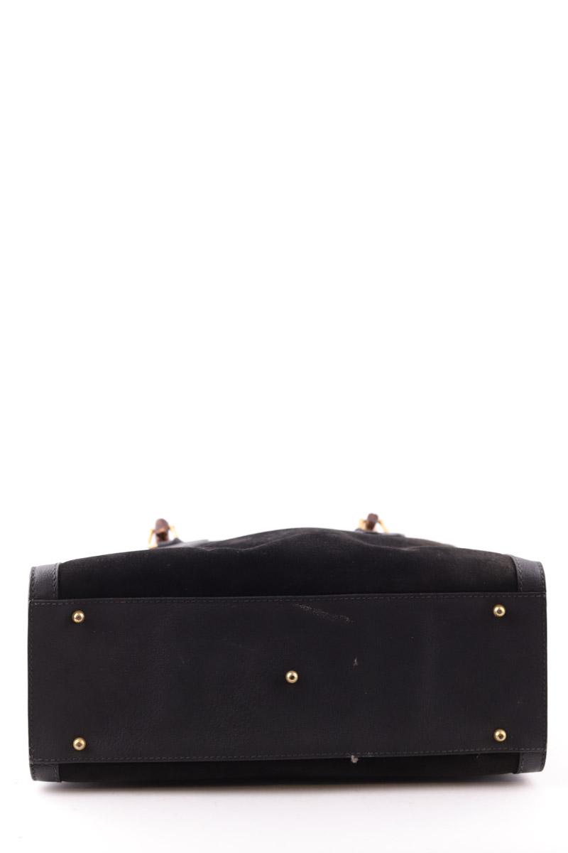 Sacs à main Gucci Vintage Bamboo Noir