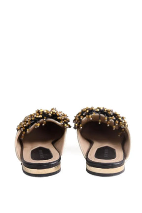 Mules Elie Saab Noir en Cuir