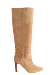 Bottes LK Bennett Loretta Camel en Daim, taille 37 - Seconde Main