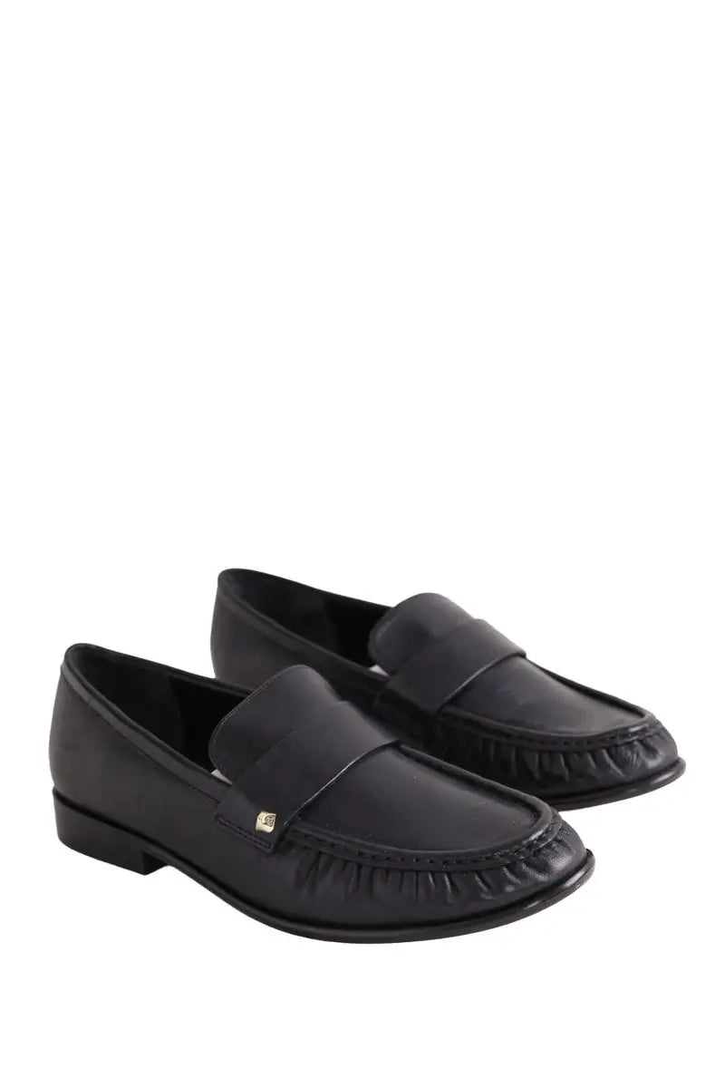 Mocassins LK Bennett Adira Noir en Cuir