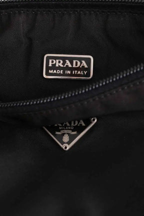 Mini sac Prada Cleo Noir en Tissu