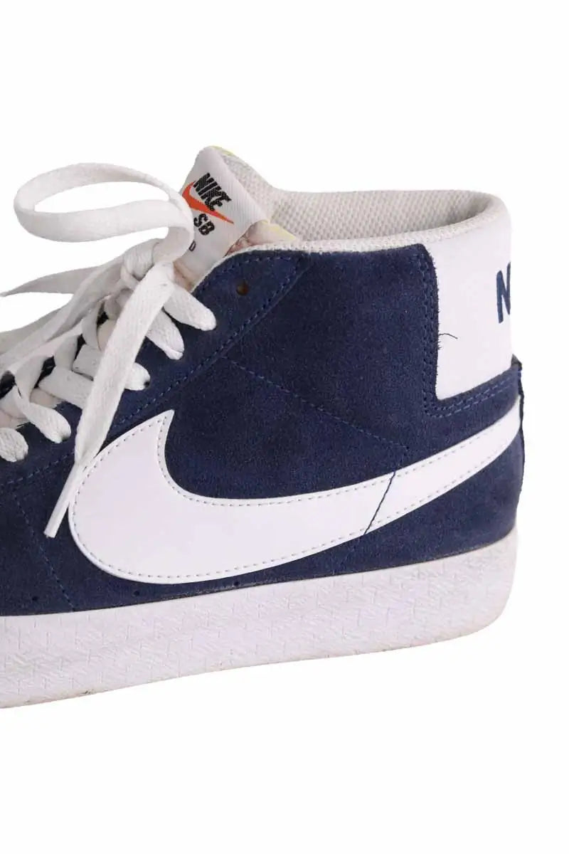 Baskets Nike Blazer Bleu en Tissu